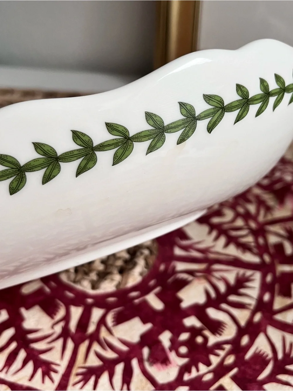 Portmeirion Botanic Garden heart shaped dish